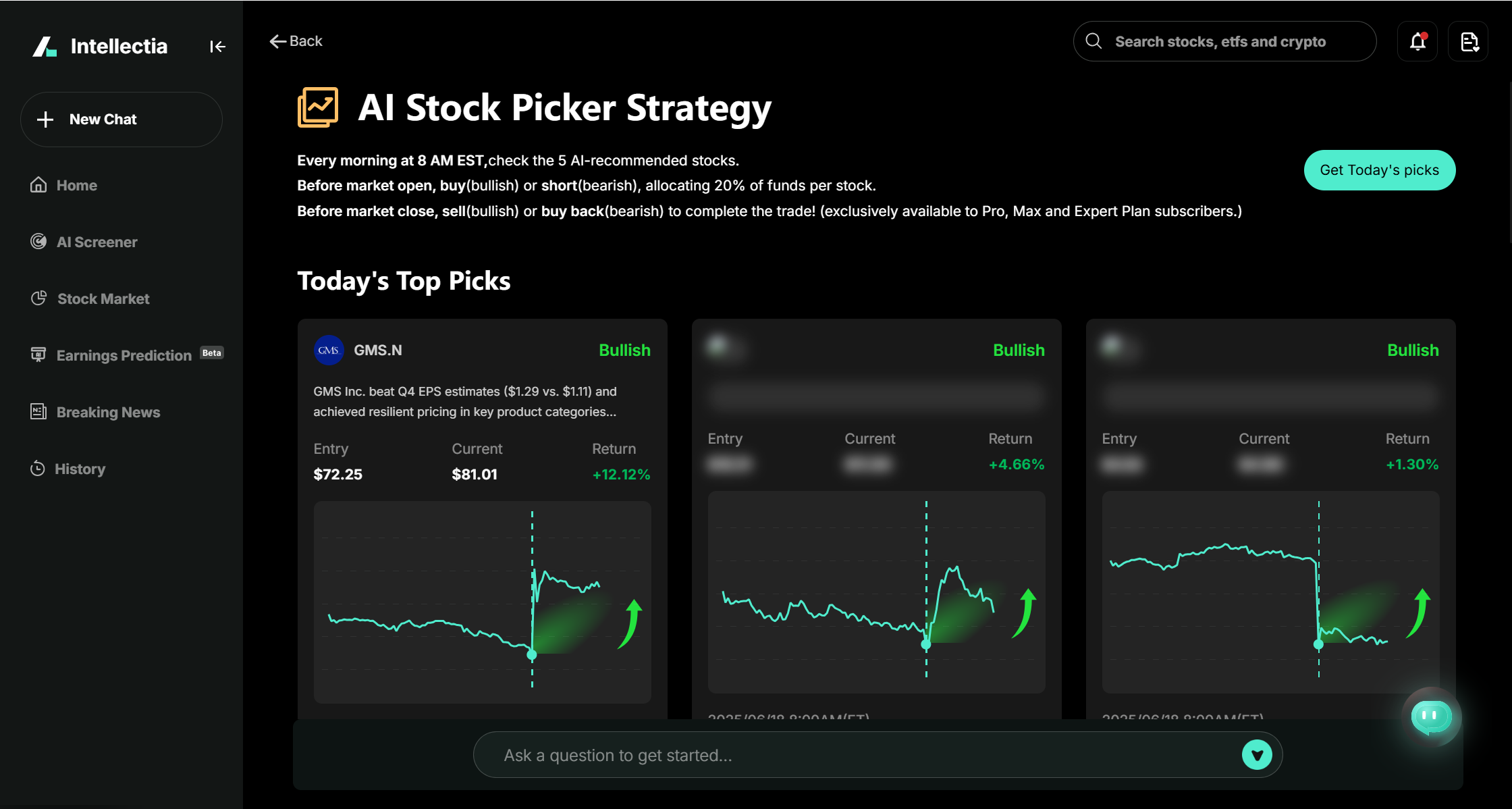 intellectia - AI price prediction and analysis for stock/ETF/Crypto