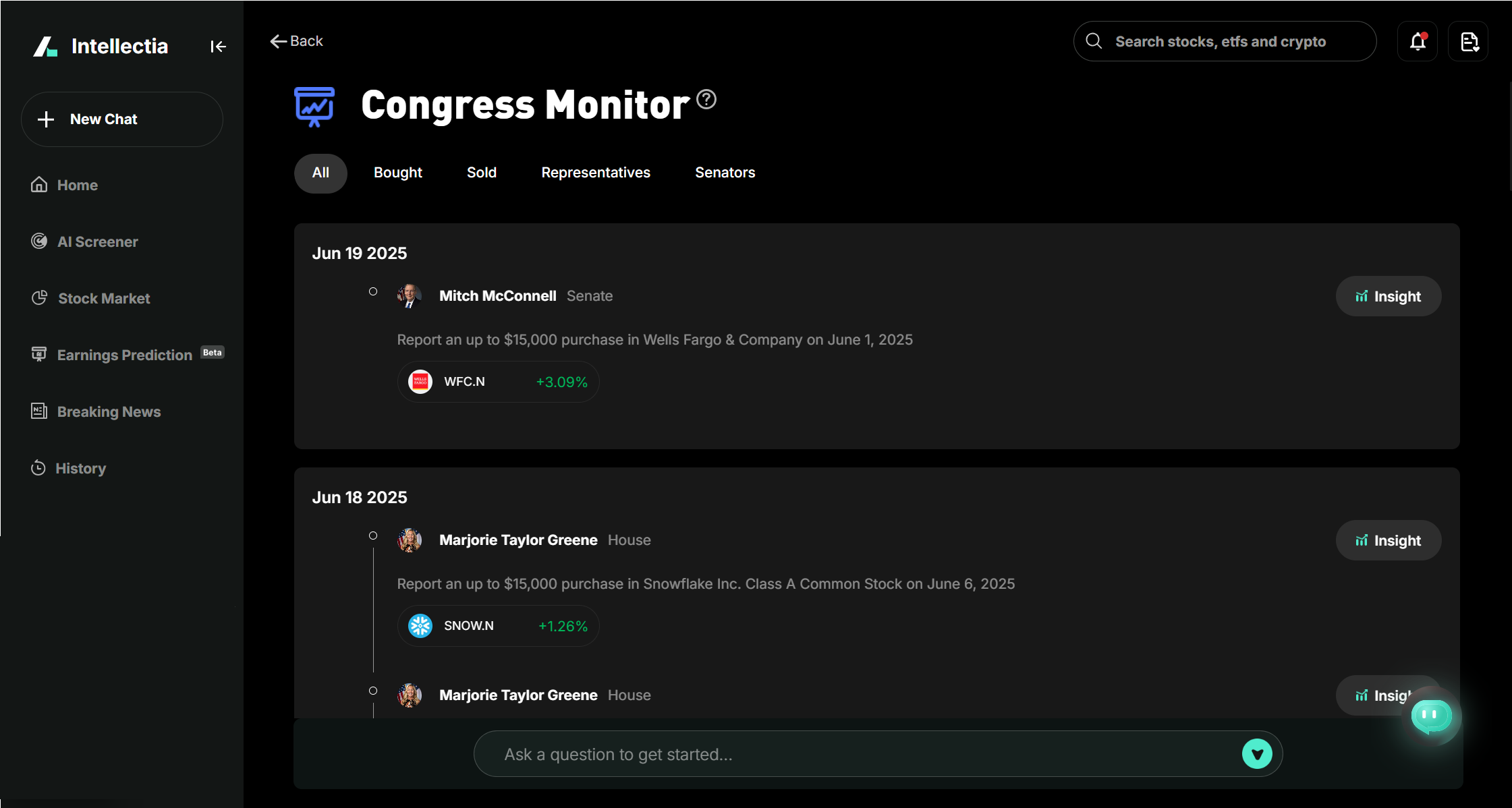 intellectia - AI price prediction and analysis for stock/ETF/Crypto